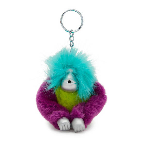 Accessoires Kipling Fun Hair Sven Monkey Keychain Rouge Vert | FR 1274BE